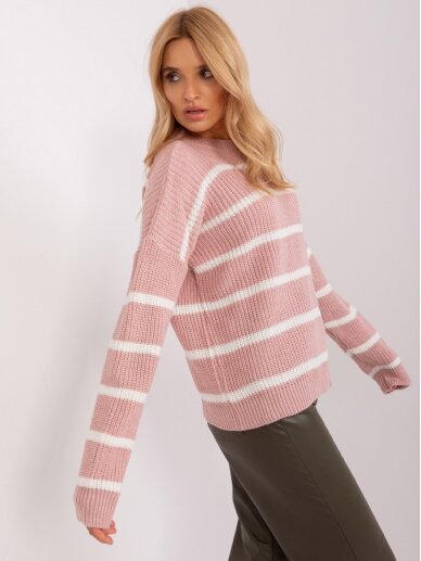 Tamsiai rožinės spalvos megztinis MGZ0107