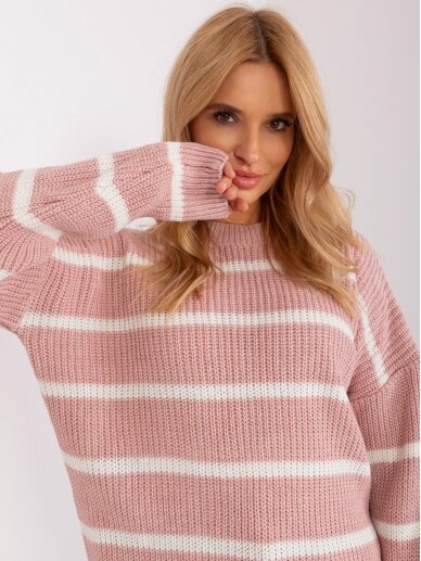Tamsiai rožinės spalvos megztinis MGZ0107 3
