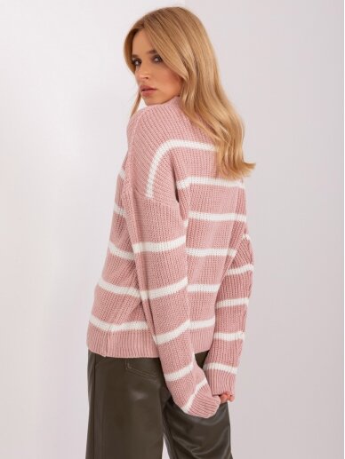 Tamsiai rožinės spalvos megztinis MGZ0107 1