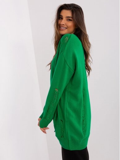 Žalios spalvos megztinis MGZ0115 1