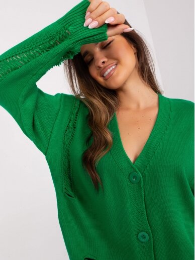 Žalios spalvos megztinis MGZ0115 3