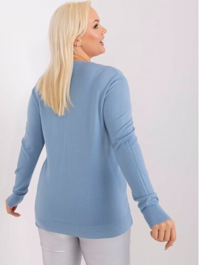 Mėlynos spalvos megztinis MGZ0254 3
