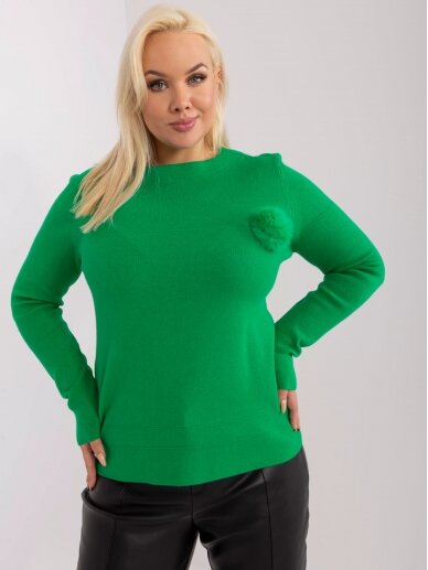 Žalios spalvos megztinis MGZ0258 3
