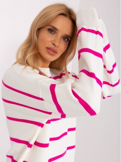 Rožinės spalvos megztinis MGZ0290 1