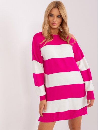 Rožinės spalvos megztinis MGZ0292