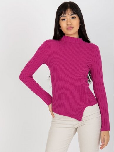 Rožinės spalvos megztinis MGZ0323