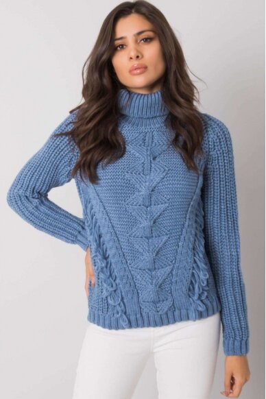 Mėlynas megztinis MOD1707 2