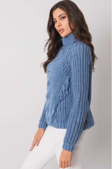 Mėlynas megztinis MOD1707 3