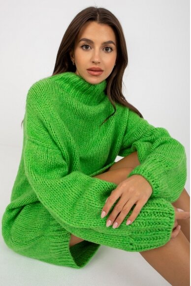 Šviesiai žalias megztinis MOD1979