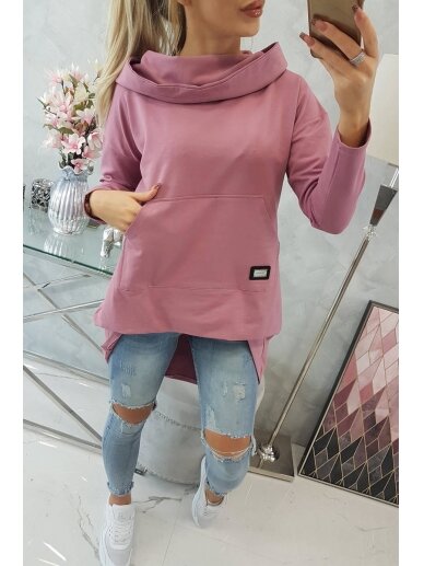 Tamsiai rožinės spalvos marškinėliai MOD755
