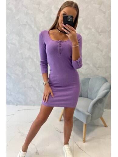 Violetinė suknelė MOD217 4