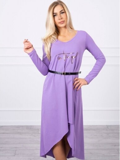 Violetinė suknelė MOD782 GP
